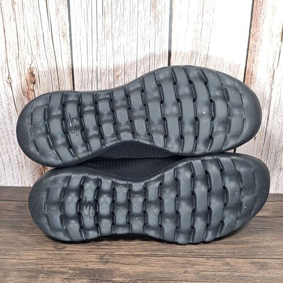 Skechers Go Walk Joy Gen 5 Goga Mat Stretch Black Slip on Shoe Women's Size 8 - Picture 8 of 9